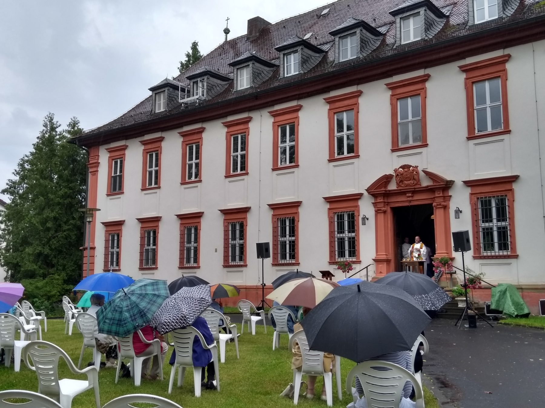 Gottesdienst im Schloss Kirchschönbach Juni 2020